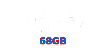 68GB